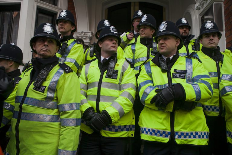 LONDON, UK - MARCH 1TH 2014. London protesters march against worldwide government corruption. In London on 1th March 2014.