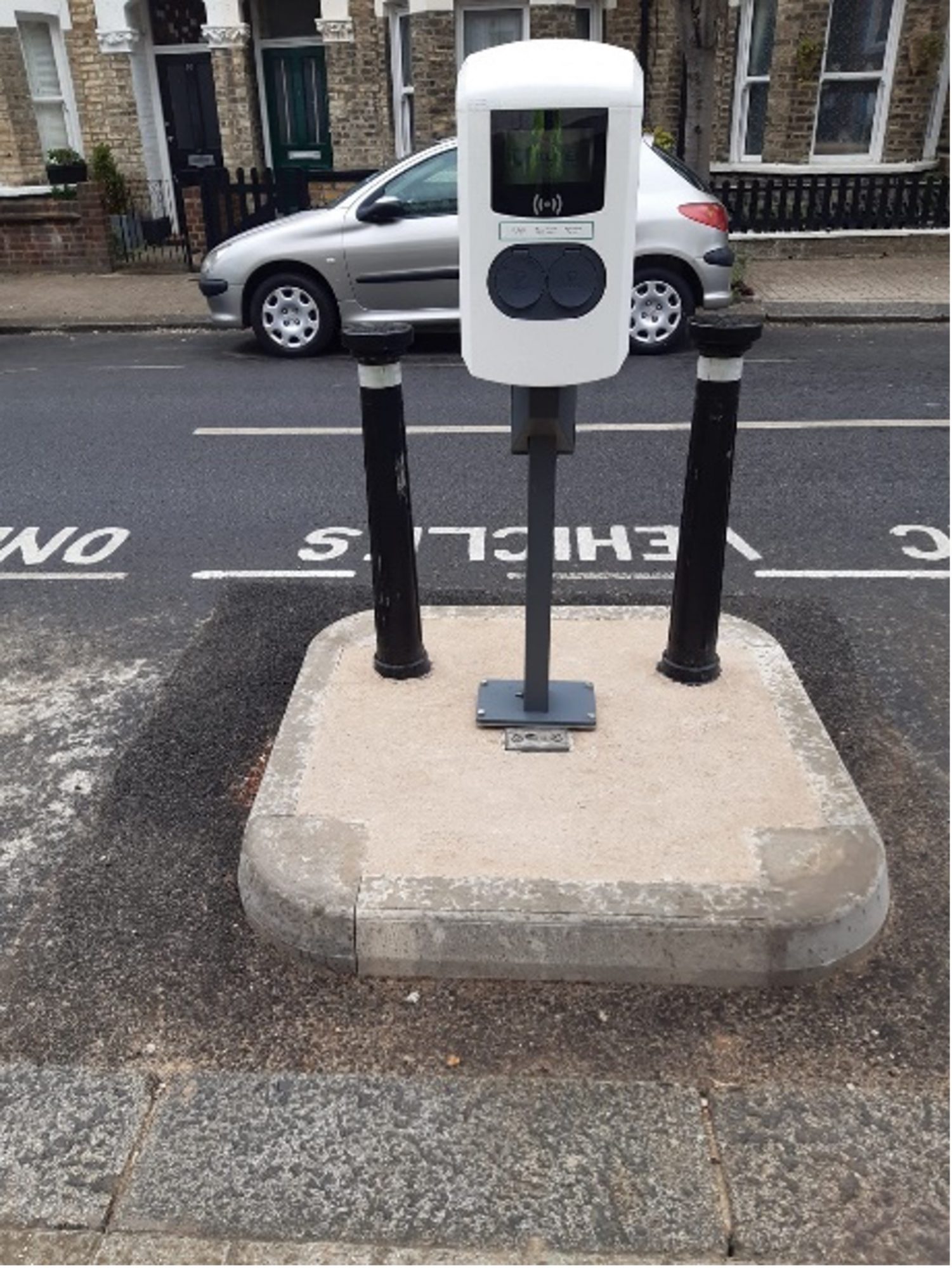 EVCP charging point on street