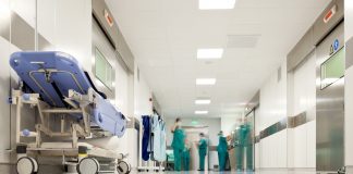 Hospital surgery corridor