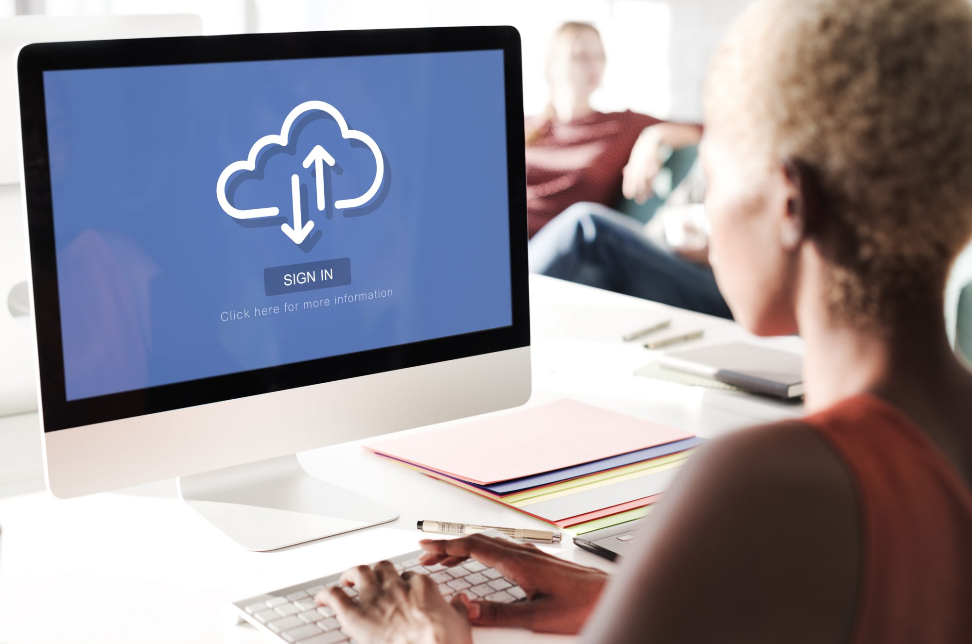 Cloud Storage Communication Online Technology Concept