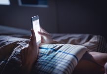 person online in bed, online safety bill