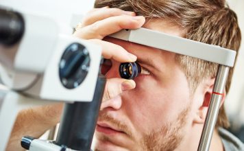 Ophthalmology eyesight examination