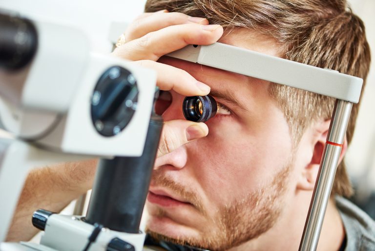 Ophthalmology eyesight examination