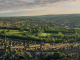 uk town from an arial view