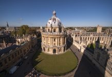 Radcliffe Camera and part of All Souls College in Oxford , Oxfordshire, England.