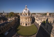 Radcliffe Camera and part of All Souls College in Oxford , Oxfordshire, England.
