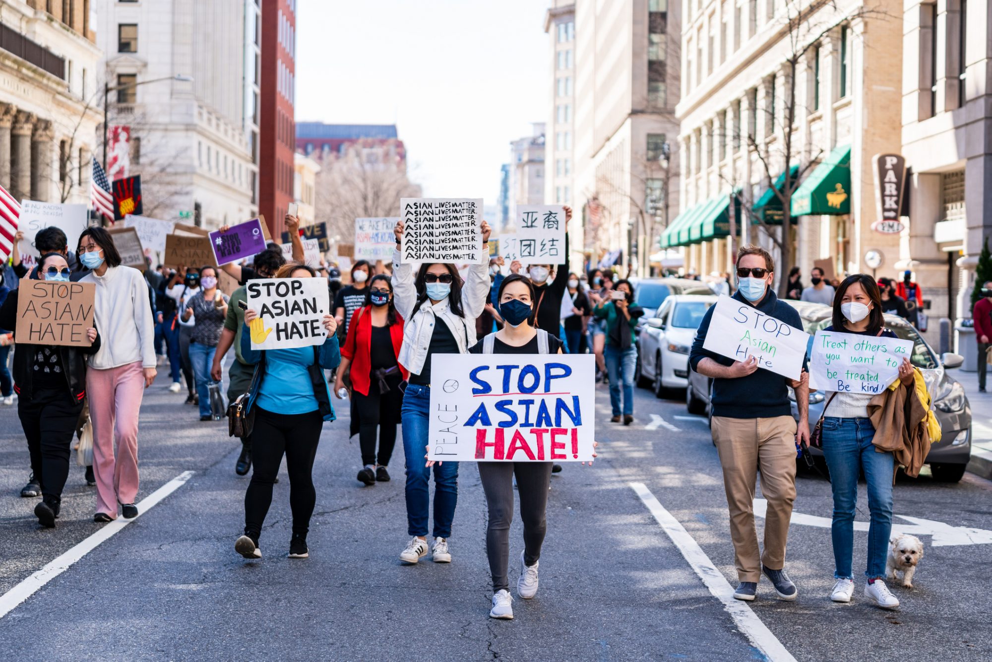 Anti Asian Hate Rally in Washington DC, USA