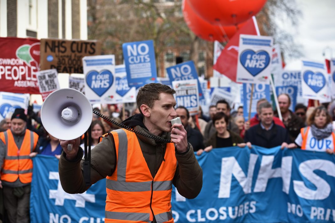 Thousands March in Support of the NHS