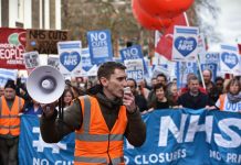 Thousands March in Support of the NHS