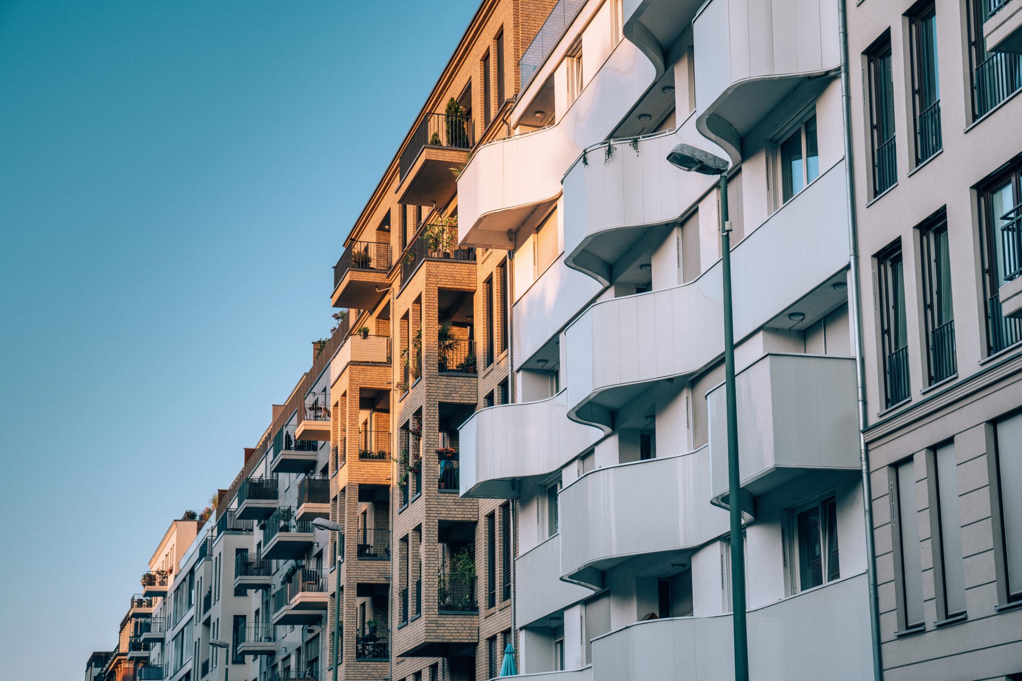 apartment buildings in Berlin-Prenzlauer Berg Berlin, Germany