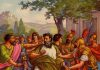 Saint Paul arrested, early 1900s Bible illustration. (PD-US-expired)
