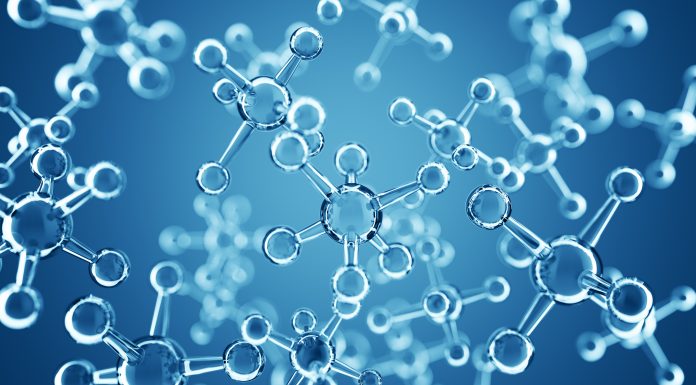 molecular structure digital concept