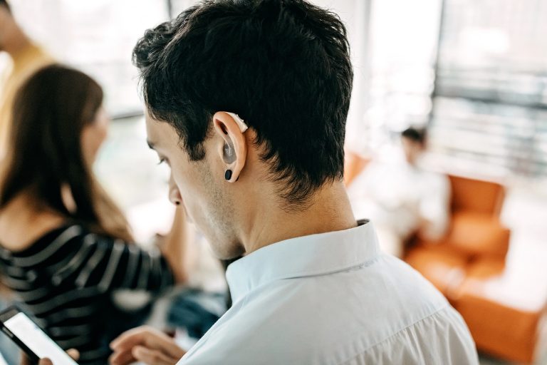 deaf employee with cochlear implant