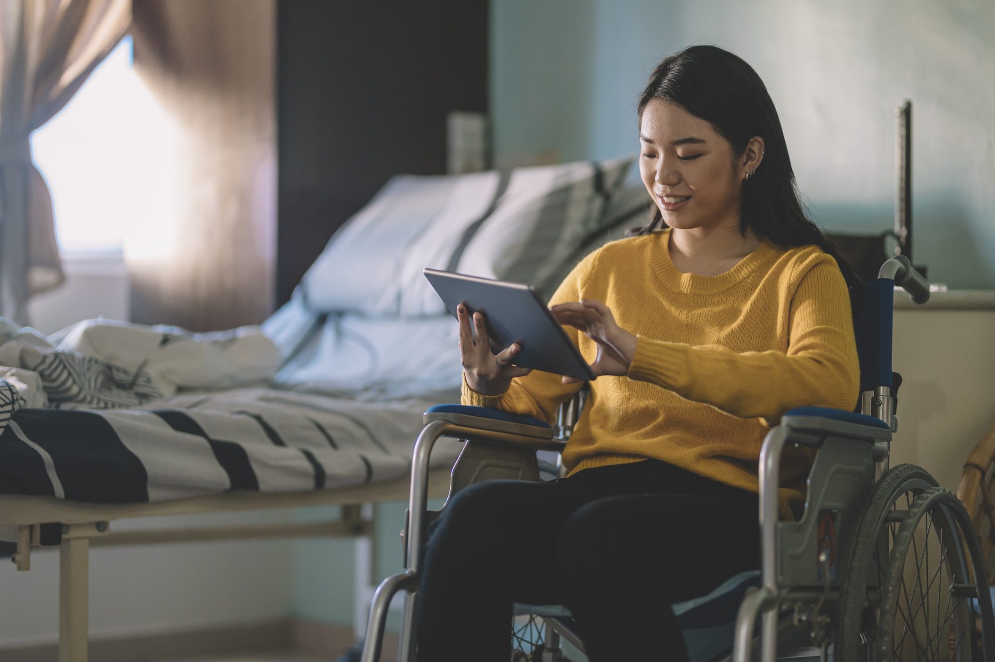 girl on a virtual ward