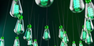 green Environmental Conservation Ecologic Concept Creative Light Bulb, pay-for-perfomance