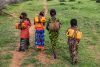 African girls carrying water from the well, Ethiopia, Africa