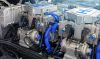 Fuel cell hydrogen truck engine.