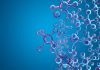 science and technology concept, Abstract Molecular Structure