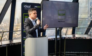 Andy Farquhar, Senior Product Manager (New Energy) at Groupe Atlantic UK, Republic of Ireland and North America, spoke at the Logic Air launch at The Gherkin