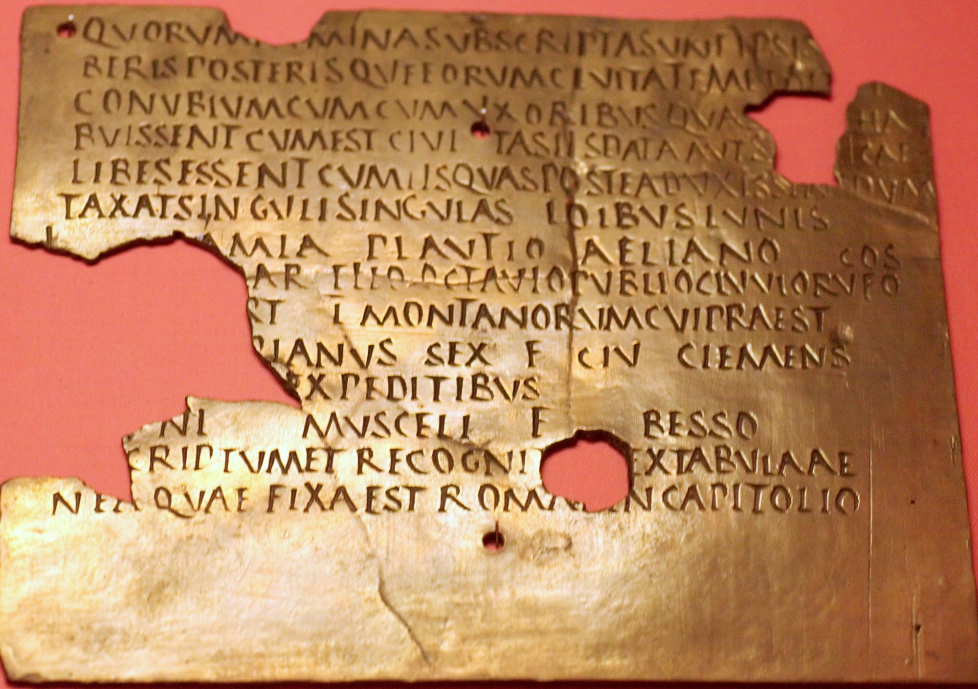 roman military diploma