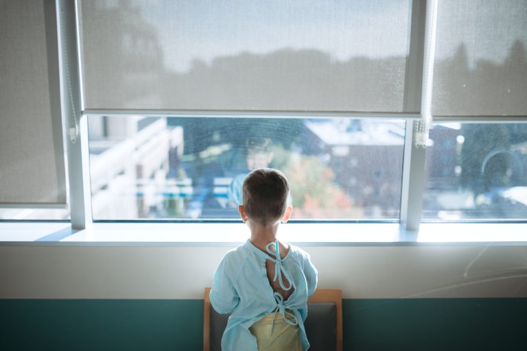 Toddler At Children's Hospital for Surgery