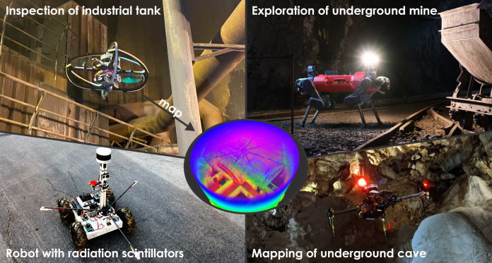 Figure 1. Indicative robots used by the Autonomous Robots Lab and Team CERBERUS (DARPA Subterranean Challenge).