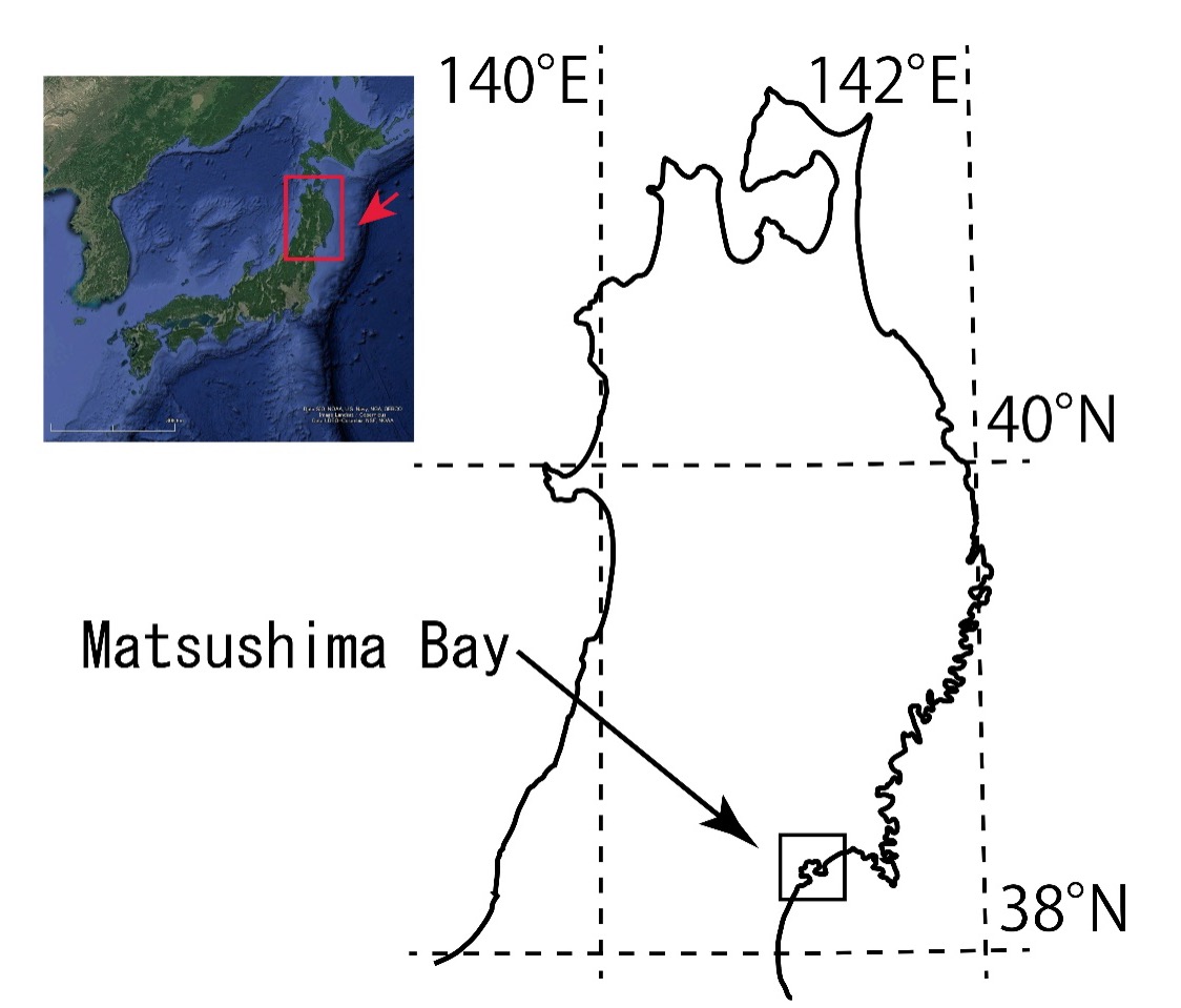 Figure 1: The Matsushima Bay, northeast Japan