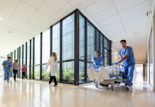 Doctors assisting patients at the hospital