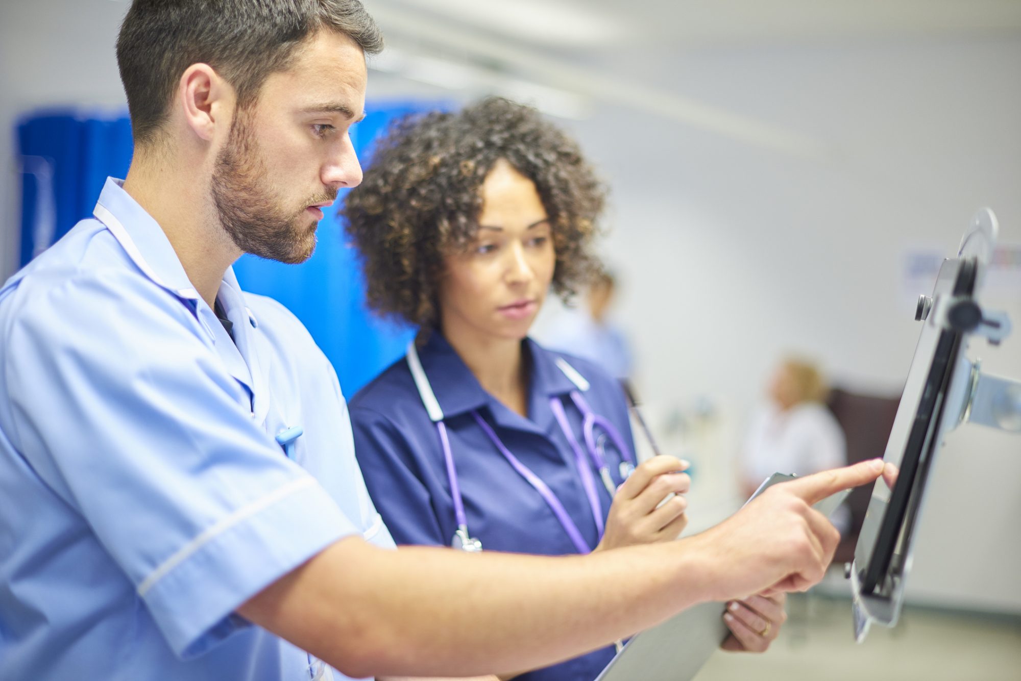 two nurses on a ward