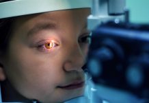 Girl Undergoing Eye Examination