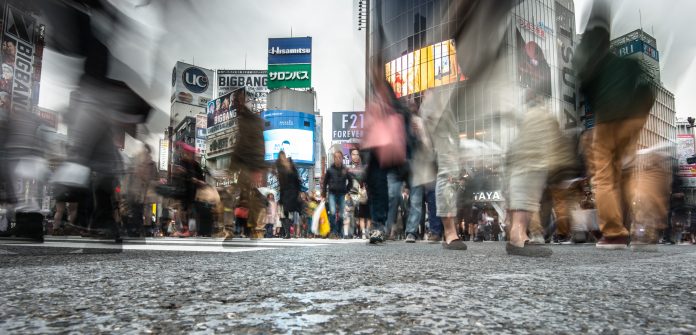 tokyo urban scene in Japan