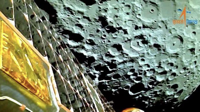A series of images sent by Chandrayaan-3 show the craters on the lunar surface getting larger and larger as the spacecraft gets closer