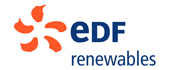 EDF Renewables logo, promoting clean energy