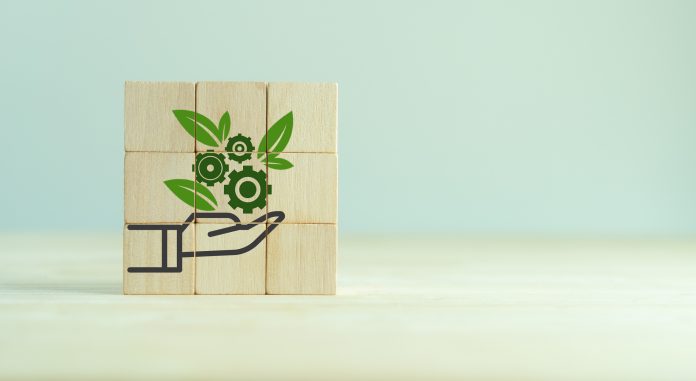 Environmental technology concept. Sustainable development goals. Sustainable planet trend and bio-economy to limit climate change and global warming. Sustainable options for customer. Green business.