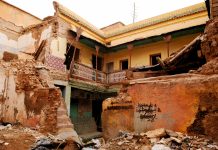 Collapsed Building in Marrakesh