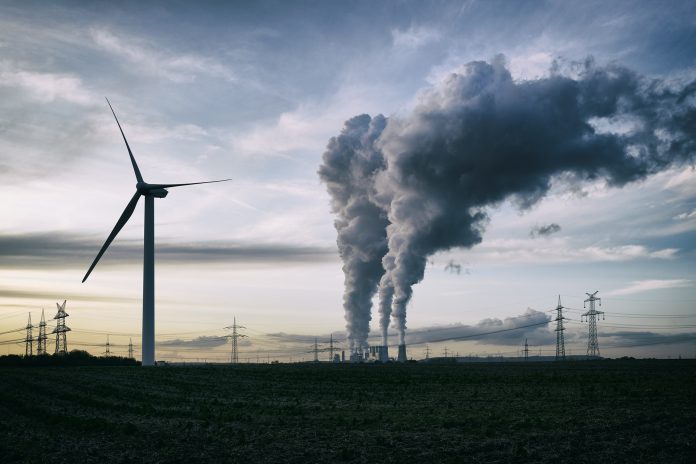 Wind energy versus coal fired power plant