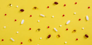 Pills On Yellow Background, symbolising drug repositioning