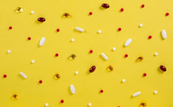 Pills On Yellow Background, symbolising drug repositioning