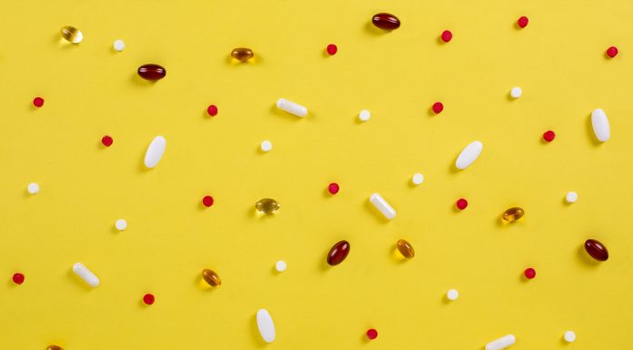 Pills On Yellow Background, symbolising drug repositioning