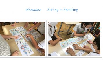 LBS Activities Using Momotaro. From Sorting to Retelling, assessing literacy skills for EFL learners