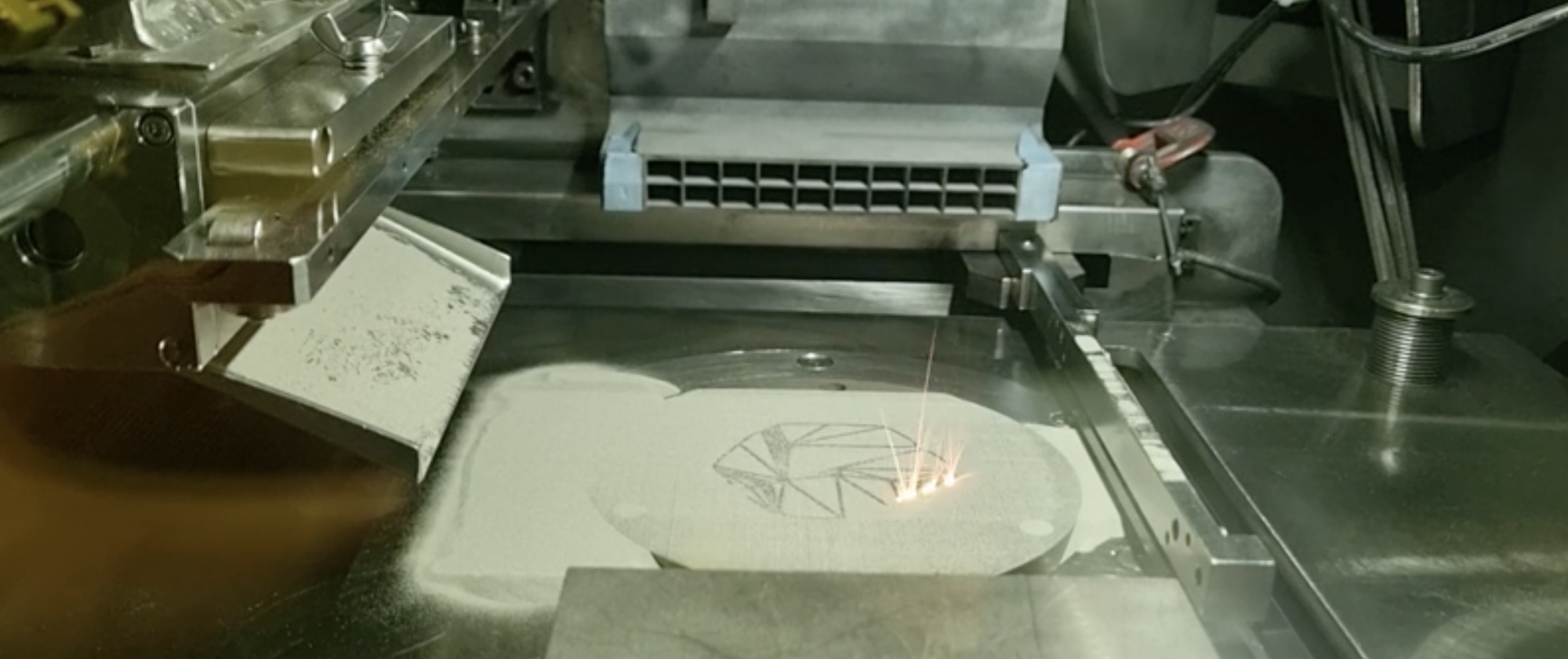 Footage showing laser powder bed fusion of a powder layer of stainless steel 316L in the custom-made machine “AddME Printer” at NTU in Singapore. Part design and video capturing by Jude E. Fronda.