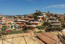 Some Houses of Refugees in Coxs Bazar Bangladesh