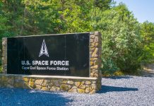 U.S. Space Force Entrance Sign