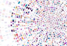 Dna test infographic. Genome sequence map.