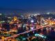 A cityscape of the downtown area of Cairo, capital city of Egypt.