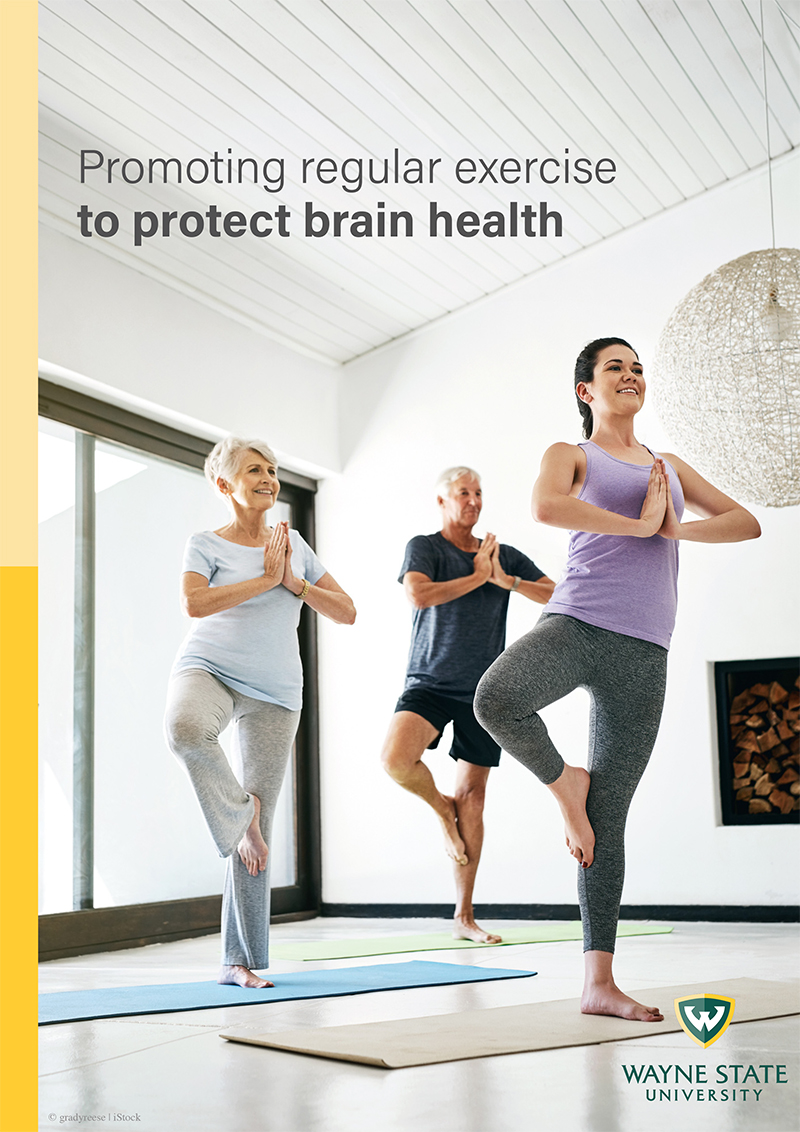 Promoting regular exercise to protect brain health