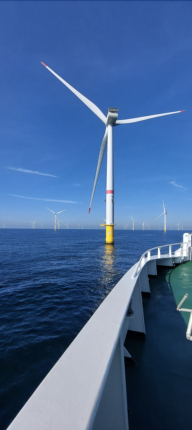 Fig. 1. Offshore wind farm at the North Sea