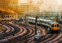 Battersea power station rail train