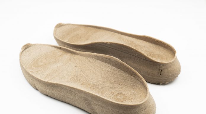 Figure 2. A pair of personalized 3D-printed shoe soles. Source: AITIIP