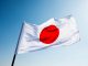 Flag of Japan waving in the wind